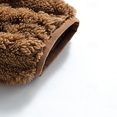 Недорогие Мужские куртки и пальто-Муж. Зимняя куртка Пальто тедди Повседневная куртка Отпуск Повседневные Сохраняет тепло Карман Флис Осень Зима Полотняное плетение Мода Уличный стиль Воротник-стойка Обычная Черный Цвет хаки Жакеты