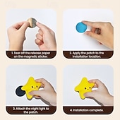 cheap Decorative Lights-Star Moon Cloud Light Rechargeable Sleep Companion Night Light Silicone Patting Light Bedroom Bedhead Cute Atmosphere Light