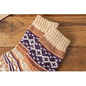 voordelige Cadeaus-Wollen Sokken voor Vrouwen Valentijnsdag Cadeaus voor Moeder Vrouwen Haar Sinterklaas Cadeaus Bot Warm Zachte Crew Sok voor Winter Wandelen