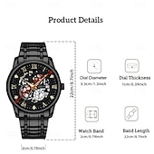 levne Quartz hodinky-Pokročilé pánské náramkové hodinky módní pánské quartz hodinky módní kalendář luminiscenční ciferník nejlepší volba dárku pro muže