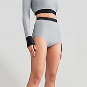 cheap One Pieces Rash Guards-Women's 2 Piece Rash Guard Tankini Swimsuits Surfing Shirt Solid Colored UPF50+ Breathable Long Sleeve Diving Suit Surfing Canoeing Snorkeling Spring