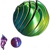 זול אספקה לבית-צעצועי פידג'ט כדור הדפסה תלת מימדית, כדור הילוך צעצוע פידג'ט נוזלי מסתובב כדור זרימת נוזל עם עיצוב מסתובב שולחן אינטראקטיבי, צעצועים למשרד, בית ולנסיעות, צעצועי הקלה בחרדה