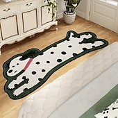 お買い得  ランナーラグ-ランナーラグ かわいい犬の形をした豪華なカーペット 柔らかくて厚いフロアマット 寝室 リビングルーム ソファ用 ホームデコレーション 洗濯機洗い可能 滑り止め装飾マット