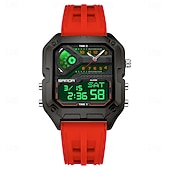 cheap Digital Watches-SANDA 6278 Brand Fashion Men's Electronic Watch Multifunction Alarm Clock Luminous Calendar Sports Digital Watches