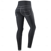 ieftine Seturi de îmbrăcăminte pentru femei-Pentru femei Colanți pentru ciclism Pantaloni de ciclism Downhill Jersey Manșon Lung Ciclism montan Ciclism stradal Vară Primăvară Negru / Portocaliu Hiacint+Gri Culoare solidă Bicicletă Fitness