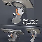 levne Stojany na telefony-2 balení nového skládacího lehkého dvoustranného magnetického stojánku na telefon pro iPad stolní stojan s otočným přenosným držákem na tablet stojan na telefon s trojím nastavením