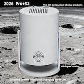 رخيصةأون بروجيكتورات-بروجكتور HY300 Pro S2 4K سينما منزلية بروجكتور خارجي هدية عيد الحب