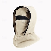 preiswerte Heizen und Kühlen-Wintermütze für draußen, warm, mit integriertem Nackenband, Fahrradmaske, Sport-Ski-Kopfbedeckung, winddicht, einteilig, zum Überziehen