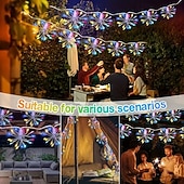 cheap LED String Lights-LED Fairy String Lights Remote Control 8 Modes Fireworks Lights 3m 100LED Firecracker String Lights USB Powered for Christma Wedding Birthday Valentine Day New Year Indoor Outdoor Decoration