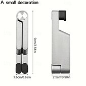 お買い得  電話スタンド-2パックアルミ合金V字型折りたたみ電話スタンド ポータブルデスクトップスタンド デスクトップ電話ホルダー ポータブルデバイススタンド 調整可能な電話スタンド 折りたたみ電話ホルダー