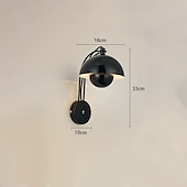 Недорогие Бра-Настенные бра, бра в форме макарон, прикроватная лампа в форме цветка, металлический светильник для чтения, настенные светильники для спальни и гостиной.