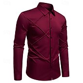 baratos Fantasias masculinas dos anos 1920-Loucos anos 20 Anos 20 Retro Vintage Blusa / Camisa Mafioso Padrinho Corte Justo Fantasia Homens Baile de Máscaras Traje de festa para noite Negócio / Cerimônia / Casamento Festa de Solteira Adulto