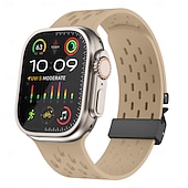 economico Cinturini per Apple Watch-Cinturino Sportivo Anello Solo Compatibile con Cinturino dell'Apple Watch 49mm 46mm 45mm 44mm 42mm Lusso Regolabili Silicone Cinturino di ricambio per iwatch Ultra 3 2 Series 11 10 9 8 7 SE 6 5 4 3 2