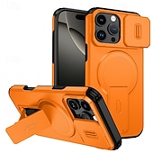 preiswerte Handyhülle für iPhone-Handy Hülle Handyhüllen Für iPhone 16 15 14 Pro Max Plus 16e 13 Pro Max Rückseite Mit Ständer Stoßfest Rüstung PC PU-Leder