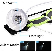 levne Dekorativní světla-LED běžecká vesta s předním světlem, reflexní outdoorové vybavení pro muže/ženy, nastavitelné LED světlo pro noční běh, cyklistiku a venčení psů, dobíjecí přes USB, více režimů svícení