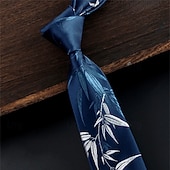 olcso Nyakkendők és csokornyakkendők-Férfi Nyakkendők Divat Klasszikus Modern Kortárs Virágos Mintás Menyegző Hétköznapi viselet