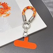 abordables Correas para el teléfono y muñequeras-Nueva correa para teléfono con clip, pulsera y clip, resistente y duradera. &amp;Cordón para cámara unisex antipérdida, correa de muñeca corta para teléfono, nuevo cordón giratorio de una pieza con cierre