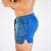 billiga Vardagsshorts-Herr Atletiska shorts 3 tums shorts Träningsshorts Korta shorts Joggingshorts Snörning Sportig Solid färg Snabb tork Andningsfunktion Kort Gym Kondition Sport Sport och utomhus Vit Kaki Microelastisk