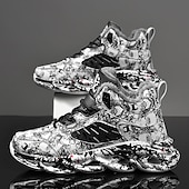 preiswerte Lässige Sneakers-Rote Herren-Sneaker für den Alltag – modisches Design mit auffälligen Prints, ideal als Weihnachtsgeschenk und für festliche Outfits