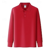 tanie Koszula damska-Damskie Solidne kolory Koszulka polo Codzienna koszula Guziki Ochrona UV Oddychający Bransoletka tenisowa Golf Podróż służbowa Wieczorne Top Biały Czarny Czerwony Odzież tenisowa