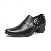 abordables Zapatos de monje-Zapatos monk strap para hombre en negro y dorado con estampado de cocodrilo: piel sintética de primera calidad, diseño de lujo con doble hebilla, perfectos para eventos formales, bodas y ocasiones de negocios.