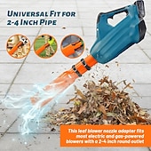 ieftine Ustensile-amplificator de aer pentru suflanta de frunze, amplificator de flux de aer pentru suflantă, extensia duzei turbo crește viteza &amp;Accesoriul de suflantă de frunze puternic se potrivește cu suflante de