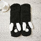 billiga hem strumpor-mysiga tjocka strumpor kvinnor varma vinterplysch sovstrumpor mjuka hemmagolvsstrumpor bekväma postpartum loungestrumpor inomhus termokläder