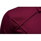baratos Fantasias masculinas dos anos 1920-Loucos anos 20 Anos 20 Retro Vintage Blusa / Camisa Mafioso Padrinho Corte Justo Fantasia Homens Baile de Máscaras Traje de festa para noite Negócio / Cerimônia / Casamento Festa de Solteira Adulto