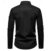 baratos Fantasias masculinas dos anos 1920-Loucos anos 20 Anos 20 Retro Vintage Blusa / Camisa Mafioso Padrinho Corte Justo Fantasia Homens Baile de Máscaras Traje de festa para noite Negócio / Cerimônia / Casamento Festa de Solteira Adulto