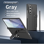 economico Cover Samsung-telefono Custodia Per Samsung Galaxy Piegatura a Z 7 Z Fold 6 Z Fold 5 Z Fold 4 Z Fold 3 Custodia a Flip con Supporto con Proteggi Schermo Protezione Completa Retrò PC