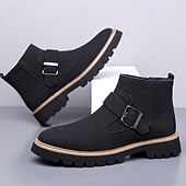 abordables Bottes de Chelsea-Bottes Chelsea turquoise pour hommes – élégantes et résistantes, idéales pour les sorties hivernales décontractées et les activités de plein air