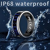 halpa Älykkäät rannekkeet-SR16 Älykello 0.1 inch Älykäs rannekoru Älykello Bluetooth Lämpötilan valvonta Askelmittari Aktiivisuuden seuranta Yhteensopiva Android iOS Naisten Miehet Vedenkestävä IPX-8 22 mm: n kellokotelo