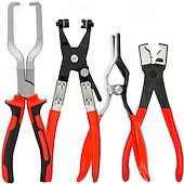 رخيصةأون خدمة المركبة-مجموعة كماشة مشابك خرطوم احترافية مكونة من 4 قطع، تصميم مريح للاستخدام السهل والمتين، مناسبة للسيارة والدراجات النارية وإصلاح الدراجات وأداة قطع وتفكيك خط الوقود وأدوات الأجهزة اليدوية