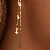 cheap Earrings-1 Pair Earrings For Women's Street Date Festival Stone Vintage Style