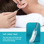 preiswerte Persönliche Pflege &amp; Gesundheit-48 Stück (24 Stück/Beutel) Ohrreiniger mit Doppelkopf, schonendes Ohrreinigungswerkzeug, Spezialwerkzeug zur Ohrenpflege und Ohrenschmalzreinigung