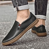 economico Scarpe Casual Slip-On-sneakers slip-on bianche da uomo | design minimalista ed elegante, facili da indossare e togliere | perfette per l'uso quotidiano, lo shopping e il tempo libero