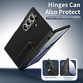 economico Cover Samsung-telefono Custodia Per Samsung Galaxy Piegatura a Z 7 Z Fold 6 Z Fold 5 Z Fold 4 Z Fold 3 Custodia a Flip con Supporto con Proteggi Schermo Protezione Completa Retrò PC