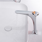 preiswerte Waschbeckenarmaturen-Waschbeckenarmatur - Klassisch Galvanisiert Mittelset Einhebel EinlochBath Taps