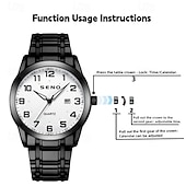 Недорогие Кварцевые часы-Современные мужские наручные часы, модные мужские кварцевые часы с календарем и светящимся цифровым циферблатом – лучший выбор подарка для мужчин.