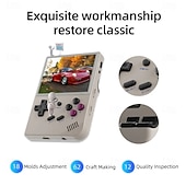 abordables Jeux vidéo-console de jeux portable rétro Anbernic RG35XX Plus, système Linux, écran IPS 3,5 pouces, lecteur vidéo de poche