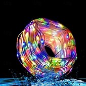 halpa USB-nauhavalot-Älykäs Kauko-ohjattava LED Keiju Narun Valot Tuki App Ohjaus USB Virtalähde 200/100/50 LED Musiikkisynkronointi RGB Värinvaihto Häät Koti Makuuhuone Juhlakoristeet