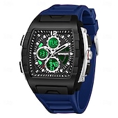 ieftine Ceasuri Quartz-Ceas de mână electronic cu quartz pentru bărbați SANDA 3391 cu modă calendar luminos șocuri sport și rezistent la apă