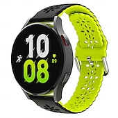 זול להקות שעונים של סמסונג-צפו בנד ל Samsung Galaxy Watch 7/6/5/4 40/44mm, Watch 6 Classic 43/47mm, Watch 4 Classic 42/46mm סיליקוןריצה תַחֲלִיף רצועה מתכוונן אבזם מודרני מודפס פרחוני צמיד