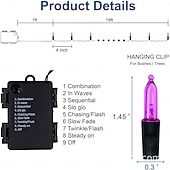 ieftine Parte-Lumini Roșii și Verzi Lumini Mini Conectabile Lumini pentru Copaci cu Fir Verde pentru Petreceri Interioare și Exterioare