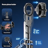 abordables Supports de téléphone-Poignée de support pour smartphone avec trépied, compatible iPhone 15, 14 Pro Max, S23 et S22 Ultra, avec déclencheur Bluetooth et adaptateur pour griffe flash, idéale pour les selfies, vlogs et