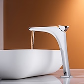 preiswerte Waschbeckenarmaturen-Waschbeckenarmatur - Klassisch Galvanisiert Mittelset Einhebel EinlochBath Taps