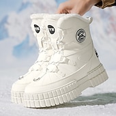 preiswerte Winter- und Schneestiefel-Schwarze, wasserdichte Herren-Winterstiefel mit Fellfutter und griffiger Sohle – strapazierfähiges und isoliertes Schuhwerk für Schnee, Wanderungen und Winterabenteuer
