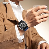 ieftine Ceasuri Quartz-Ceas de mână electronic cu quartz pentru bărbați SANDA 3391 cu modă calendar luminos șocuri sport și rezistent la apă