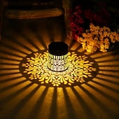 cheap Landscape Lights-2/4 PCS Solar Powered Peony Shaped Garden Wall Light Outdoor Waterproof Fence Light for Wedding Holiday Yard Pathway Backyard Walkway Porchboard Fence Decoration