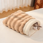 baratos Camas &amp; Cobertores para Cães-Cachorros Camas Tapete de estimação Quente Macio Durável Casual / Diário Respirável Algodão para cães e gatos grandes, médios pequenos